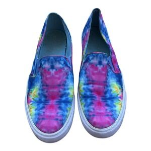 Unisa Gladis Azul Tie Dye Rainbow Slip On Shoes Size 9 Women's Casual Sneakers
